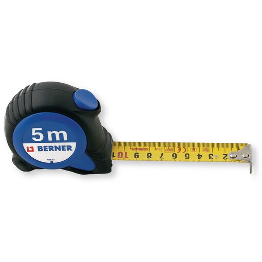 Mètre à ruban 3 mètres boitier protection caoutchouc bande 16 mm